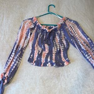 Long sleeve crop top, brand new!